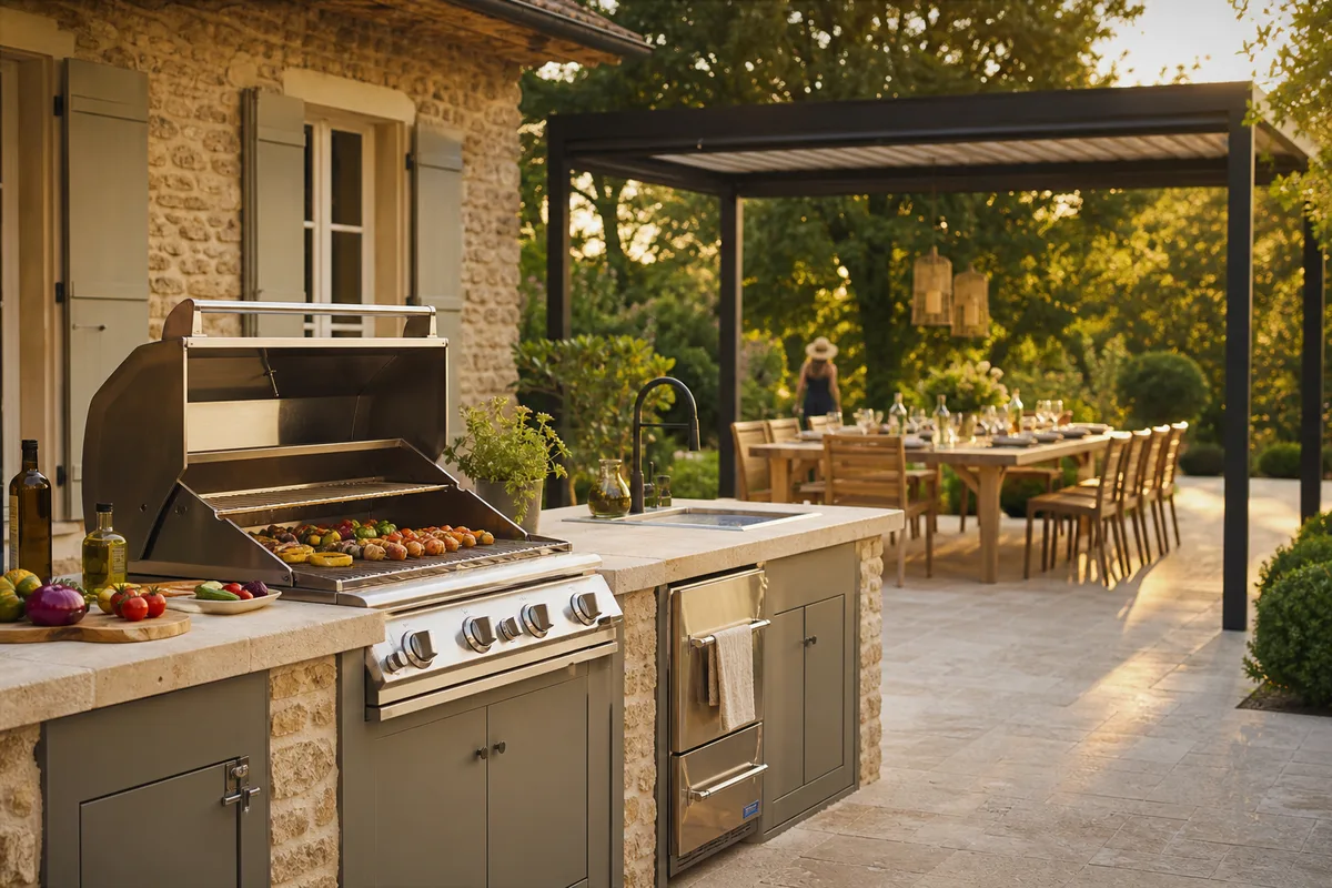 Aménager une cuisine d'été autour du barbecue : le guide