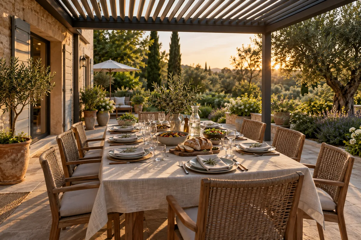 Ombrager sa terrasse : cuisiner et recevoir à l'ombre
