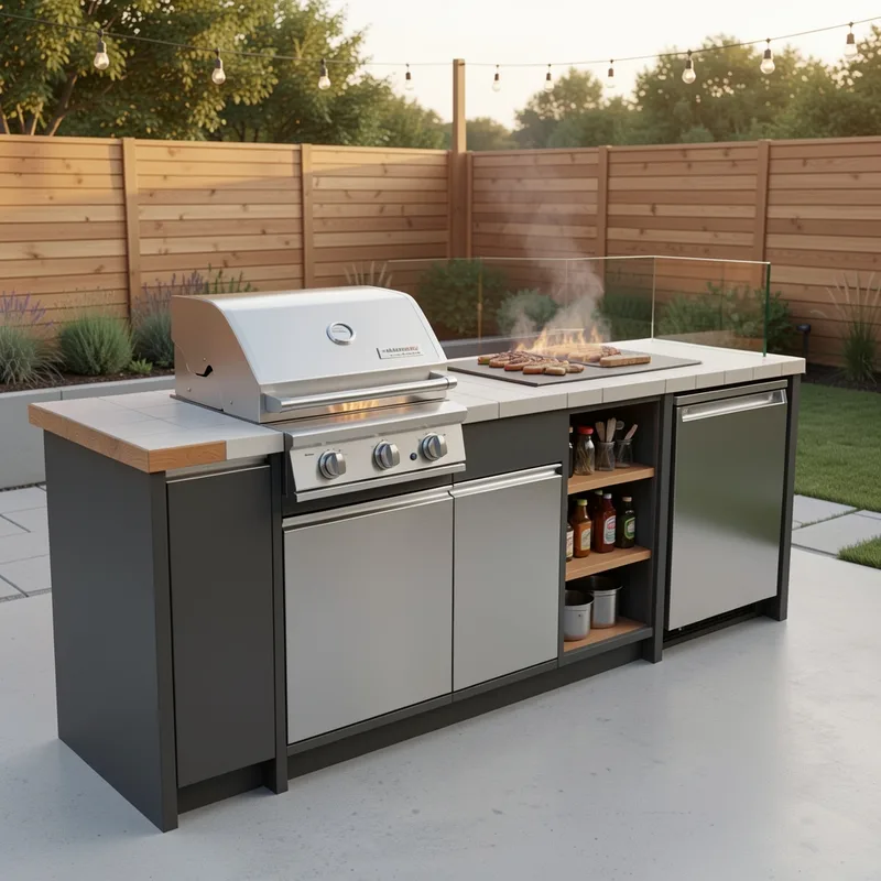 Plancha et barbecue : aménager un espace cuisine extérieure optimisé (2026)