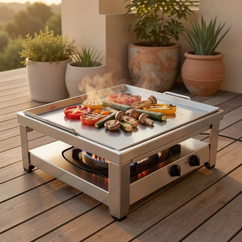 Plancha pour jardin : guide complet pour bien choisir en 2026