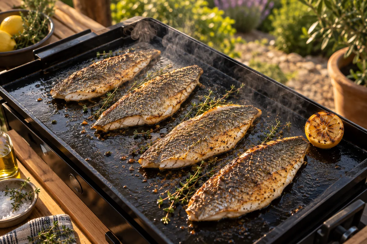 Poisson à la plancha : le cuire sans qu'il colle ni casse