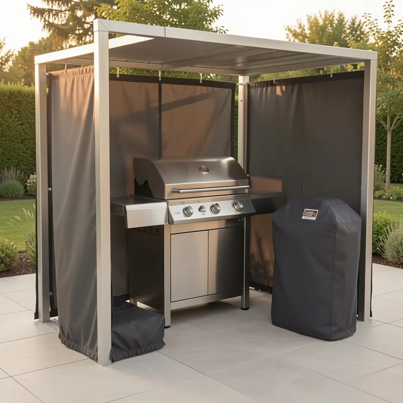 Protection plancha extérieur : housses et abris pour prolonger sa durée de vie