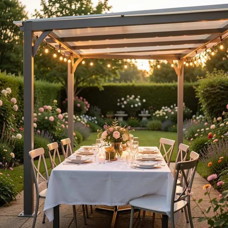 Table d'été au jardin : recevoir et dîner dehors tout l'été